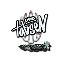 Sticker | tabseN (Glitter) | Antwerp 2022
