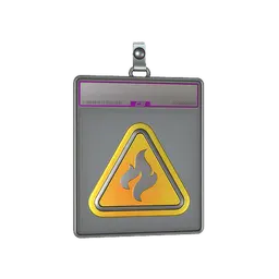Sticker Slab | Flammable (Foil)