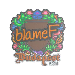 Sticker | blameF (Embroidered) | Budapest 2025