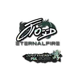 Sticker | xfl0ud (Glitter) | Antwerp 2022