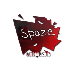 Sticker | spaze | Cologne 2016