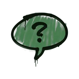 Sealed Graffiti | Question Mark (Jungle Green)
