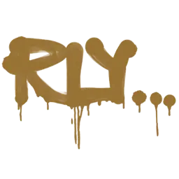 Sealed Graffiti | Rly (Desert Amber)