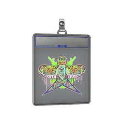 Sticker Slab | Green Swallow