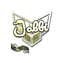 Sticker | jabbi (Gold) | Paris 2023