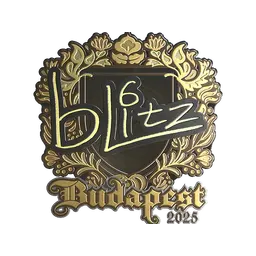 Sticker | bLitz (Gold) | Budapest 2025