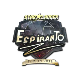 Sticker | EspiranTo (Gold) | Berlin 2019