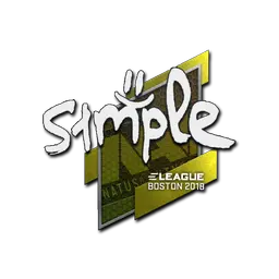 Sticker | s1mple | Boston 2018