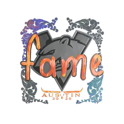 Sticker | fame (Holo) | Austin 2025