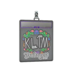 Sticker Slab | kl1m (Embroidered) | Budapest 2025
