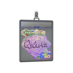 Sticker Slab | qikert (Champion) | Rio 2022