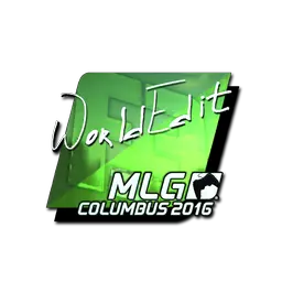Sticker | WorldEdit (Foil) | MLG Columbus 2016