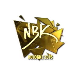 Sticker | NBK- (Gold) | Cologne 2016