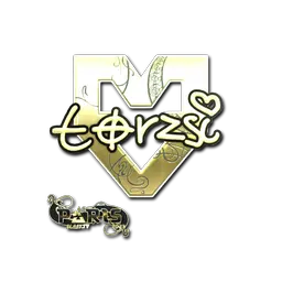 Sticker | torzsi (Gold) | Paris 2023