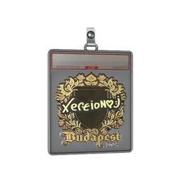 Sticker Slab | xertioN (Gold) | Budapest 2025