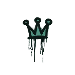 Sealed Graffiti | Little Crown (Frog Green)