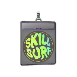 Sticker Slab | Ocean Sunset Skill Surf (Holo)