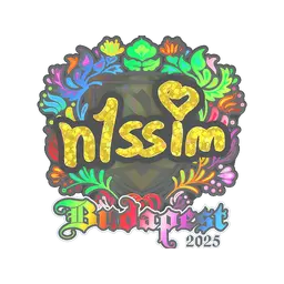 Sticker | n1ssim (Holo) | Budapest 2025