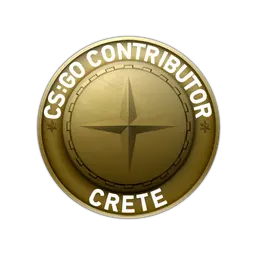 Crete Map Coin