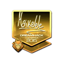 Sticker | Maikelele (Gold) | Cluj-Napoca 2015