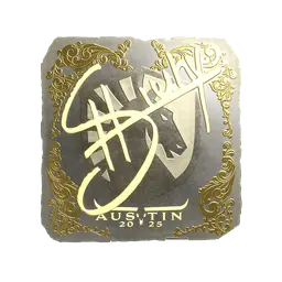 Sticker | siuhy (Gold) | Austin 2025