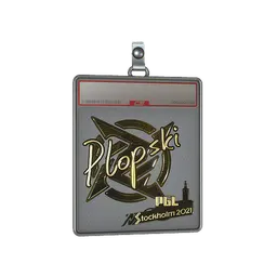 Sticker Slab | Plopski (Gold) | Stockholm 2021