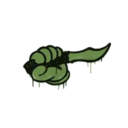 Sealed Graffiti | Backstab (Battle Green)