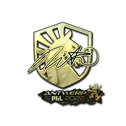 Sticker | nitr0 (Gold) | Antwerp 2022