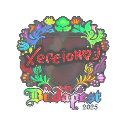 Sticker | xertioN (Holo) | Budapest 2025