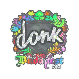 Sticker | donk (Holo) | Budapest 2025