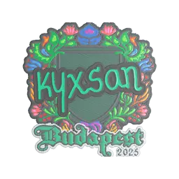 Sticker | kyxsan (Embroidered) | Budapest 2025
