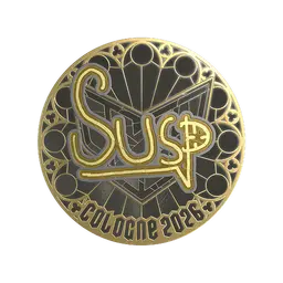 Sticker | susp (Gold) | Cologne 2026