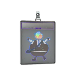 Sticker Slab | Poorly Drawn Number K (Holo)