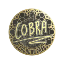 Sticker | cobra (Gold) | Cologne 2026