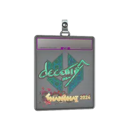 Sticker Slab | decenty (Holo) | Shanghai 2024
