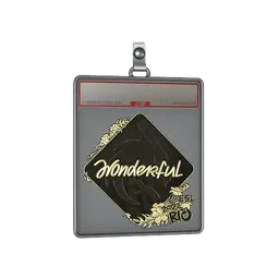 Sticker Slab | w0nderful (Gold) | Rio 2022