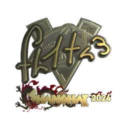 Sticker | FL1T (Gold) | Shanghai 2024