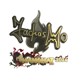 Sticker | jackasmo (Gold) | Shanghai 2024