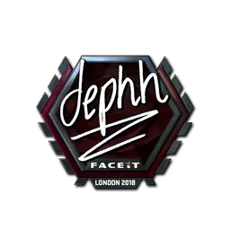 Sticker | dephh (Foil) | London 2018