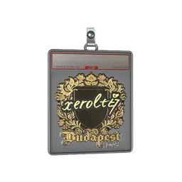 Sticker Slab | xerolte (Gold) | Budapest 2025