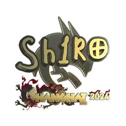Sticker | sh1ro (Gold) | Shanghai 2024