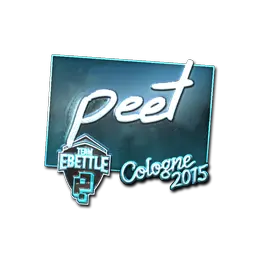 Sticker | peet (Foil) | Cologne 2015