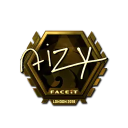 Sticker | aizy (Gold) | London 2018