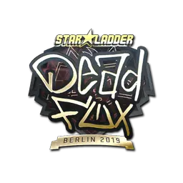 Sticker | DeadFox (Gold) | Berlin 2019