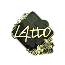 Sticker | latto (Gold) | Rio 2022