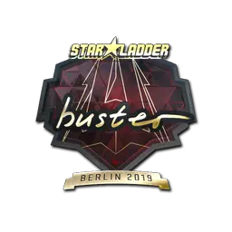 Sticker | buster (Gold) | Berlin 2019