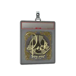 Sticker Slab | reck (Gold) | Austin 2025