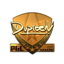 Sticker | dupreeh (Gold) | Krakow 2017
