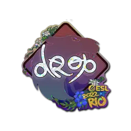 Sticker | drop (Glitter) | Rio 2022