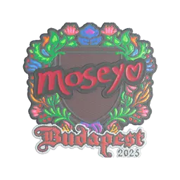 Sticker | Moseyuh (Embroidered) | Budapest 2025